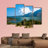 Landscape of Batur volcano and Lake Batur. Bali Island, Indonesia Multi panel canvas wall art