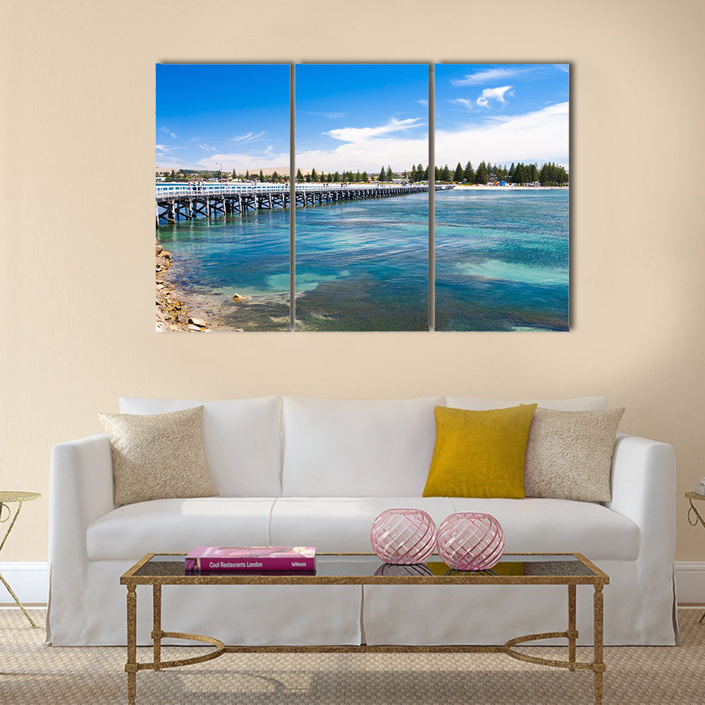 Granite Island off the coast of Victor Harbour South Australia multi panel canvas wall art