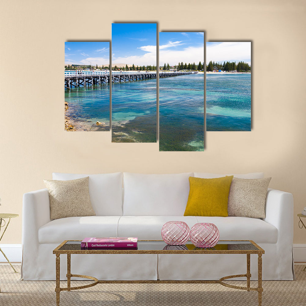 Granite Island off the coast of Victor Harbour South Australia multi panel canvas wall art
