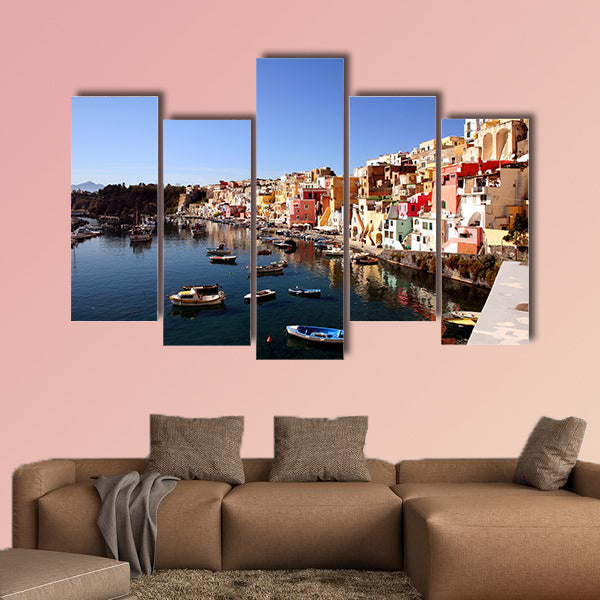 Procida multi panel canvas wall art