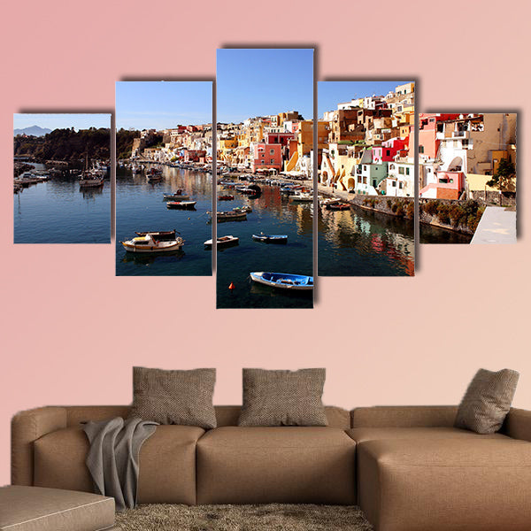 Procida multi panel canvas wall art