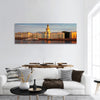 St. Petersburg. Vasilyevsky Island in summer day panoramic canvas wall art