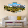 Beautiful landscape Mt Fitz Roy in Patagonia, South America multi panel canvas wall art