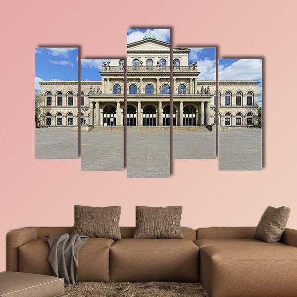 Classical State Opera House in Hanover Germany multi panel canvas wall art
