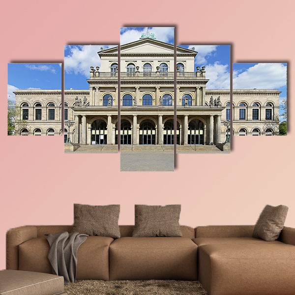 Classical State Opera House in Hanover Germany multi panel canvas wall art