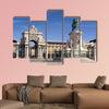 Plaza do comercio, Lisbon Portugal multi panel canvas wall art