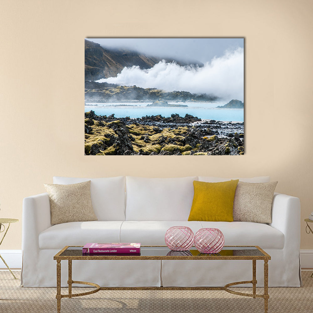 Famous Blue Lagoon, Iceland multi panel canvas wall art