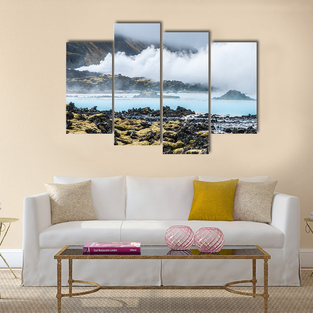 Famous Blue Lagoon, Iceland multi panel canvas wall art