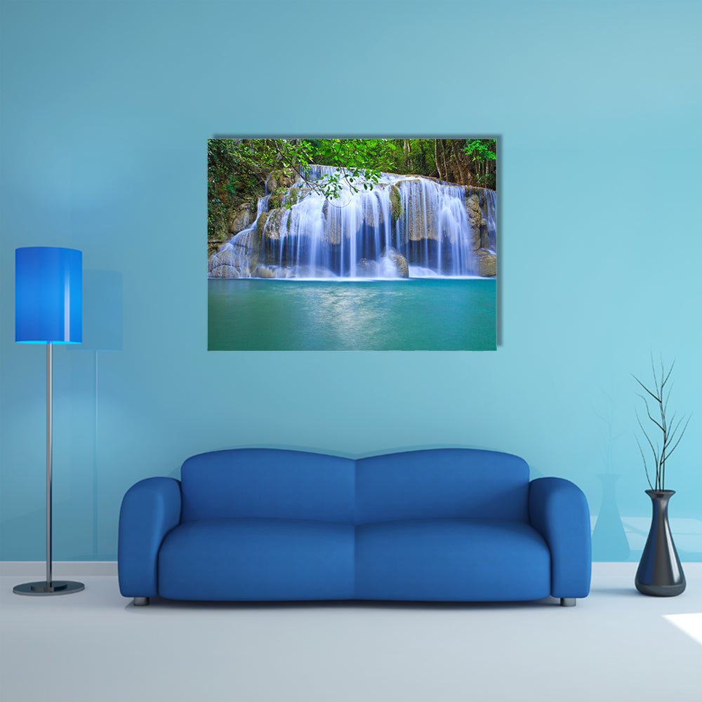 Waterfall beautiful Asia, Thailand multi panel canvas wall art