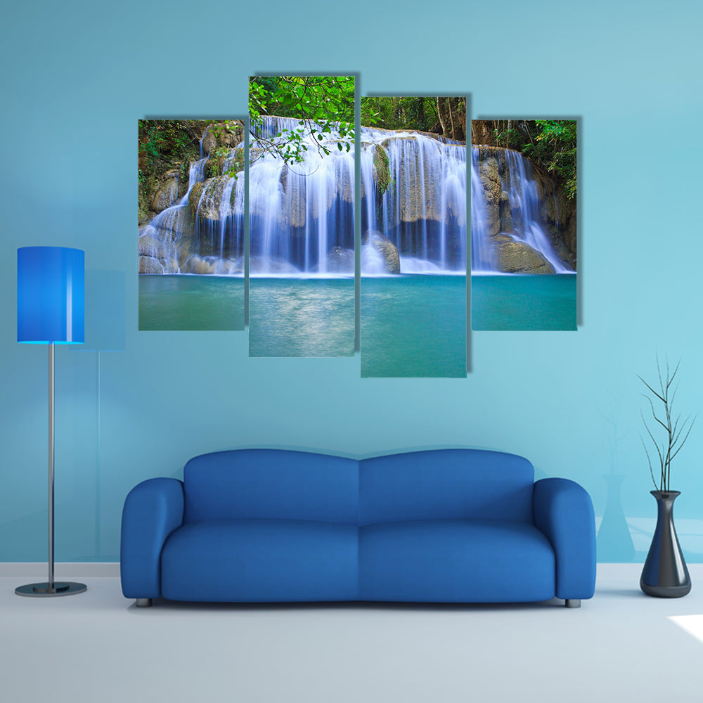 Waterfall beautiful Asia, Thailand multi panel canvas wall art