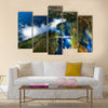 Zambia and Zimbabwe Victoria Falls or is the widest waterfall in the world Multi panel canvas wall art