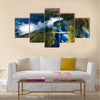 Zambia and Zimbabwe Victoria Falls or is the widest waterfall in the world Multi panel canvas wall art