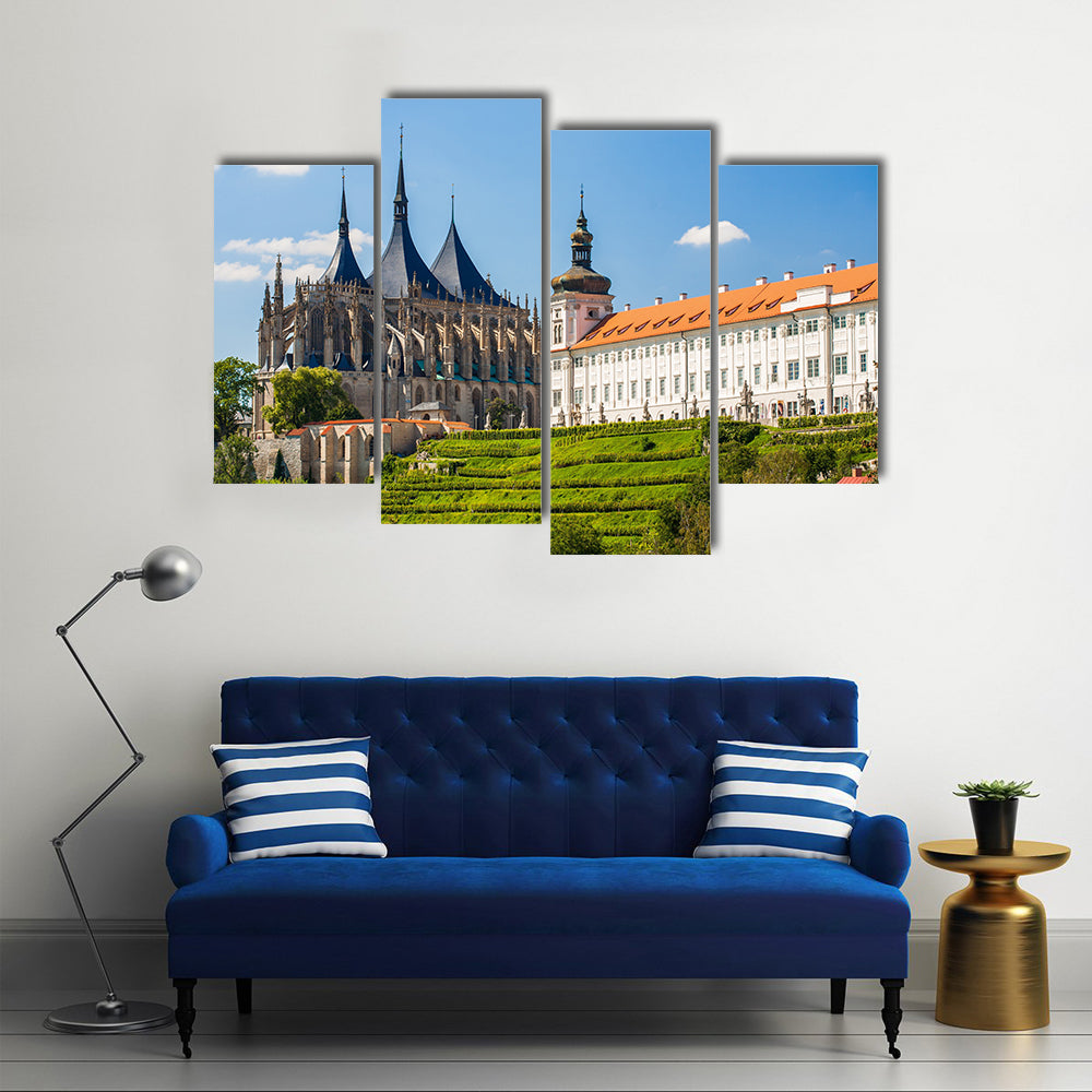 Kutna Hora Church Of Saint Barbara,  Multi Panel Wall Art