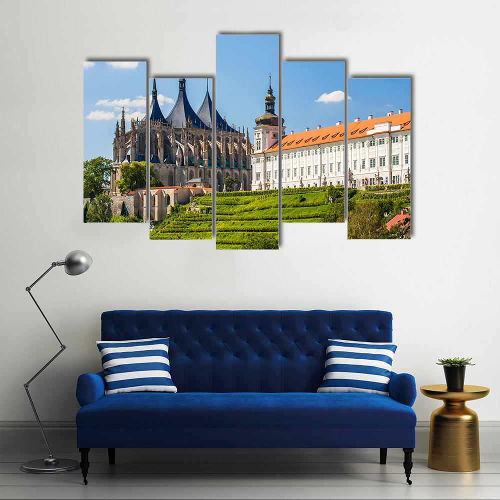 Kutna Hora Church Of Saint Barbara,  Multi Panel Wall Art