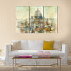 St Pietro, Vatican - artwork in painting style Multi panel canvas wall art