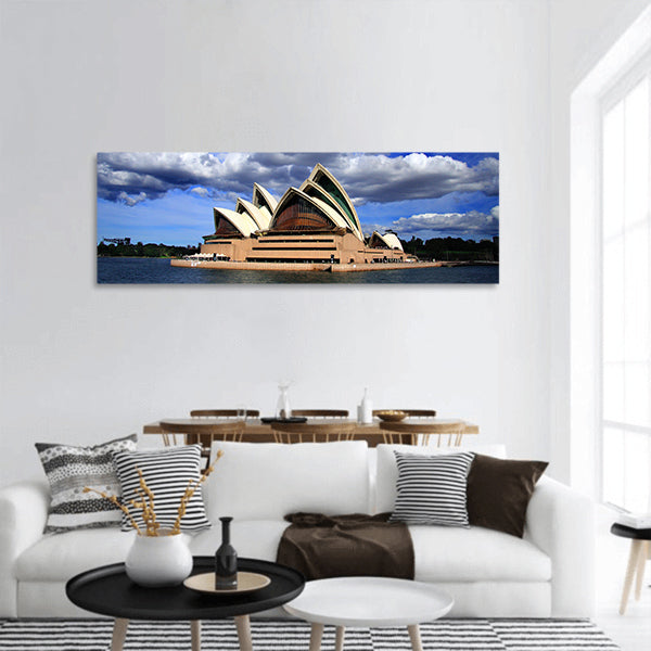 Opera house panoramic canvas wall art