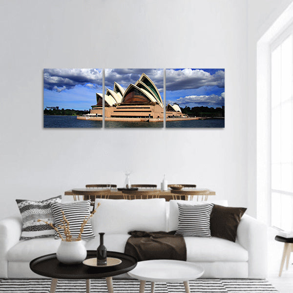 Opera house panoramic canvas wall art