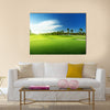 Golf course in Dominican republic Multi Panel Canvas Wall Art