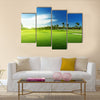 Golf course in Dominican republic Multi Panel Canvas Wall Art