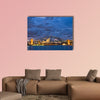 A view of Sydney Harbor Twilight multi panel canvas wall art