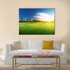 golf course in Dominican republic Multi Panel Canvas Wall Art