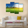 golf course in Dominican republic Multi Panel Canvas Wall Art