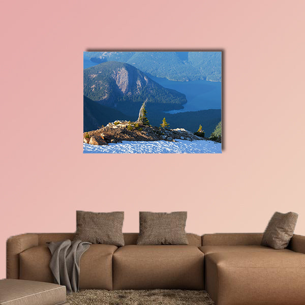 Diablo Lake, Washington multi panel canvas wall art
