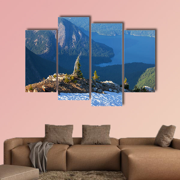 Diablo Lake, Washington multi panel canvas wall art