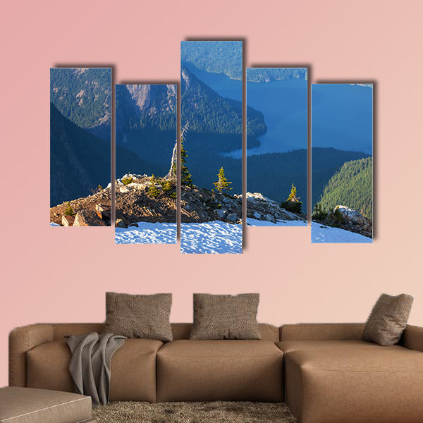 Diablo Lake, Washington multi panel canvas wall art