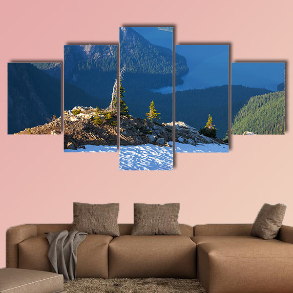 Diablo Lake, Washington multi panel canvas wall art