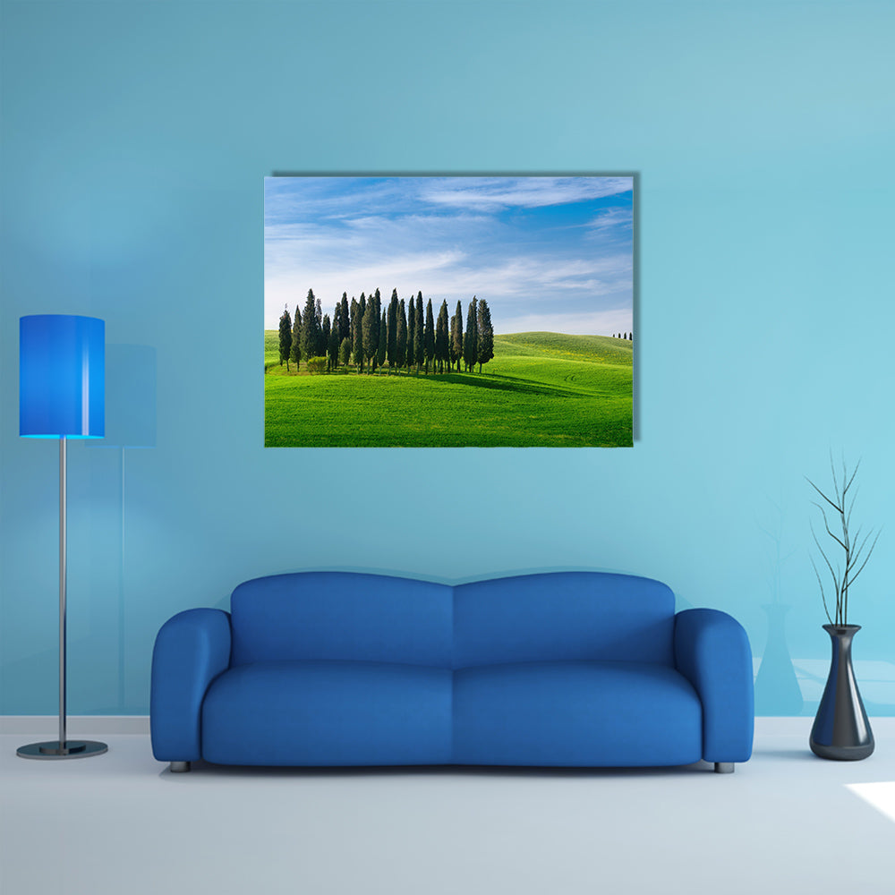 beautiful view of Landscape in Tuscany multi panel canvas wall art