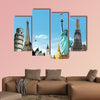 Travel the World, concept multi panel canvas wall art