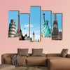 Travel the World, concept multi panel canvas wall art