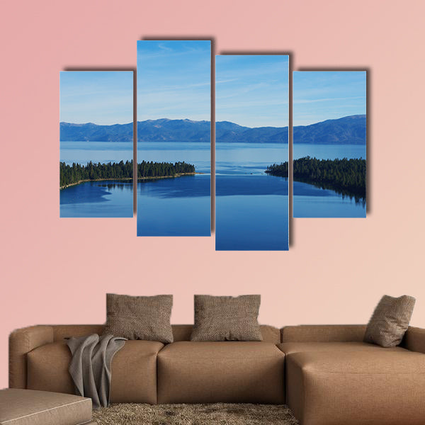 Lake Tahoe with Emerald Bay, California multi panel canvas wall art