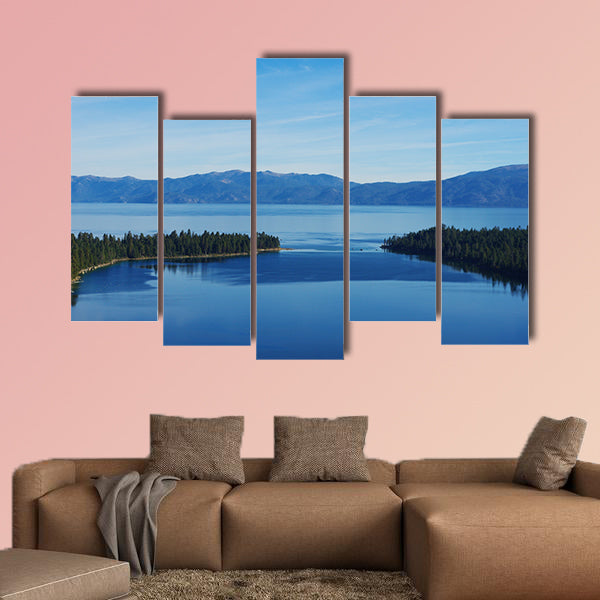 Lake Tahoe with Emerald Bay, California multi panel canvas wall art