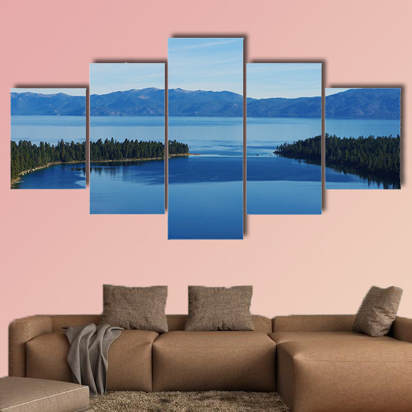 Lake Tahoe with Emerald Bay, California multi panel canvas wall art