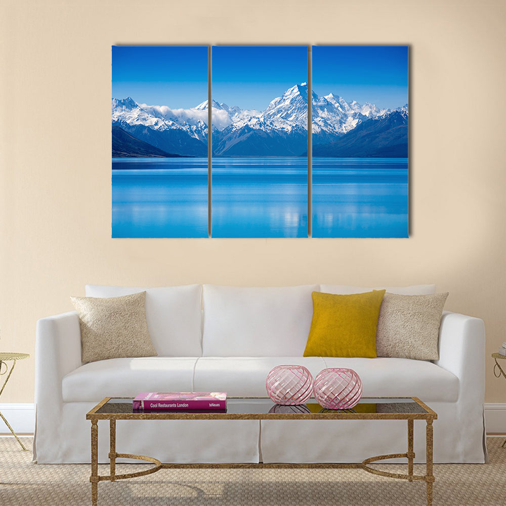 Lake Pukaki, South Island, New Zealand multi panel canvas wall art