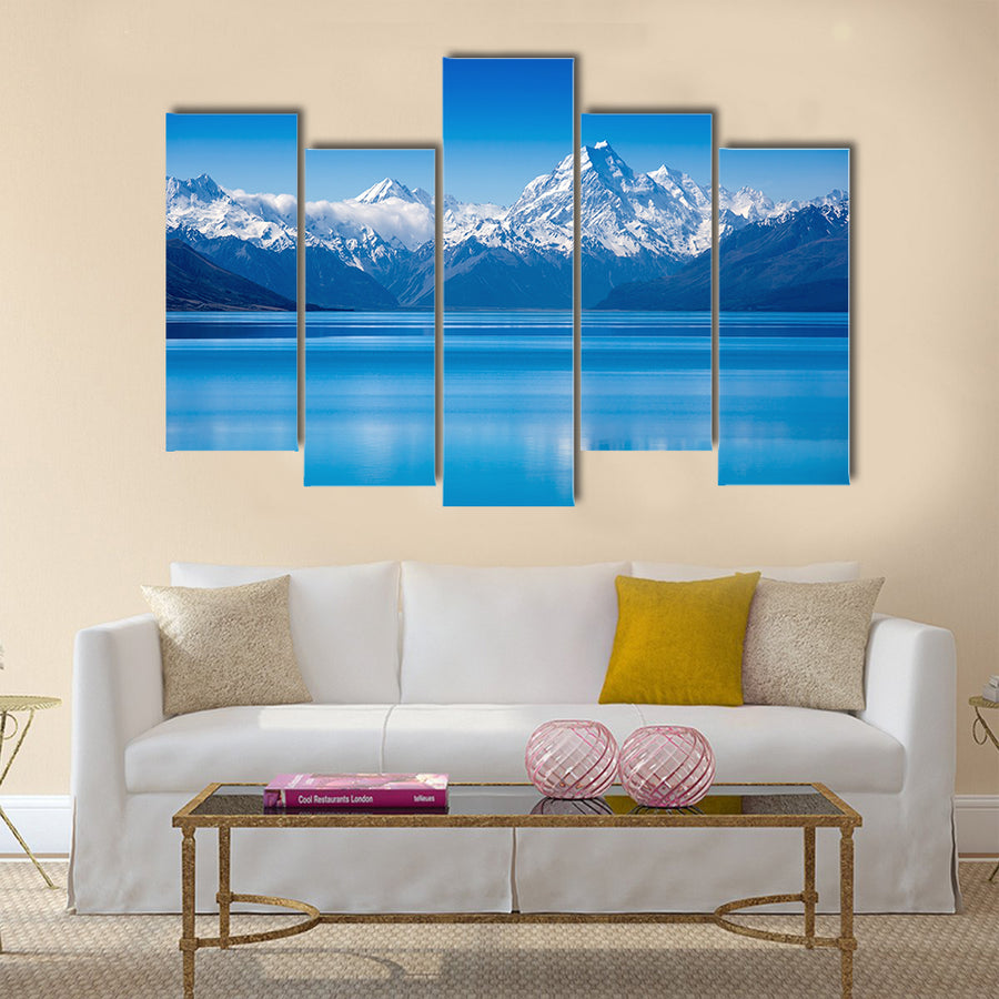 Lake Pukaki, South Island, New Zealand multi panel canvas wall art