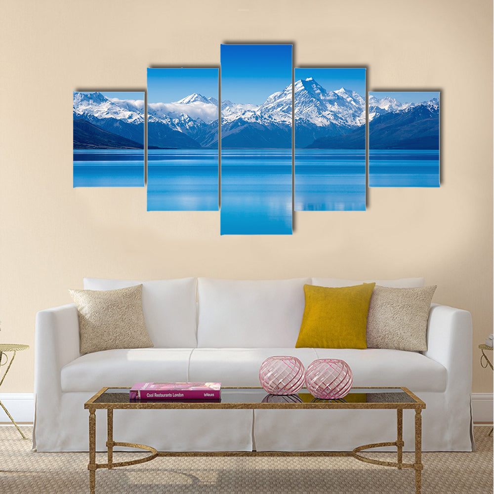 Lake Pukaki, South Island, New Zealand multi panel canvas wall art