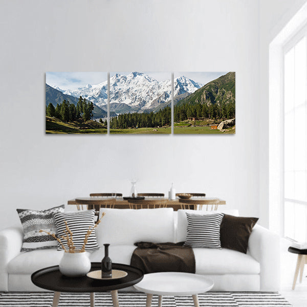 Nanga Parbat and Fairy Meadows panoramic canvas wall art