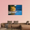 Beautiful day at the Wakatipu Lake in New Zealand multi panel canvas wall art