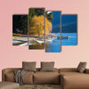 Beautiful day at the Wakatipu Lake in New Zealand multi panel canvas wall art