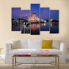 Sultan Omar Ali Saifuddien Mosque Multi panel canvas wall art