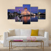 Sultan Omar Ali Saifuddien Mosque Multi panel canvas wall art