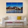 The majestic Sultan Omar Ali Saifuddien Mosque of Brunei lake the surrounding Multi panel canvas wall art