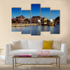 The majestic Sultan Omar Ali Saifuddien Mosque of Brunei lake the surrounding Multi panel canvas wall art