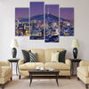 owntown skyline of Seoul Multi panel canvas wall art