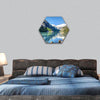 Lake Louise in Banff National Park, Canada hexagonal canvas wall art