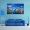 Scenic fishing town of Reine on Lofoten islands in Norway multi panel canvas wall art