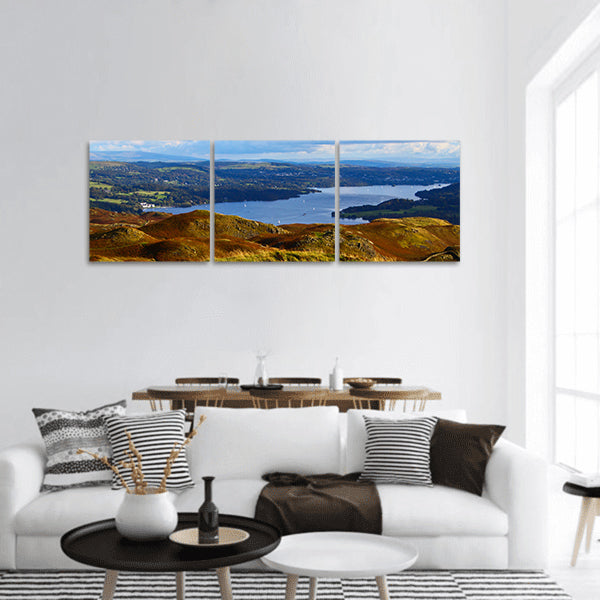 Windermere Lake panoramic canvas wall art
